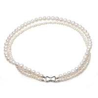 Classic  Double Pearl Necklace