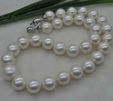 Natural white  round  Pearl Necklace