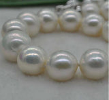 Natural white  round  Pearl Necklace