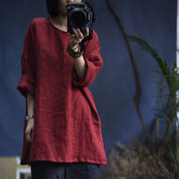 O-neck Long Sleeve  T-shirt