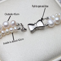 Classic  Double Pearl Necklace