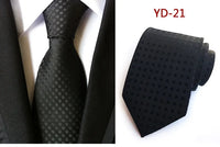 New Design Fashion Necktie Orange White Blue Polka Dot Ties for Man Business Wedding Formal NeckTie 8cm Silk Dress Gift Gravata