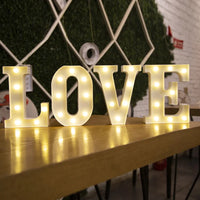 Alphabet Letter LED Lights