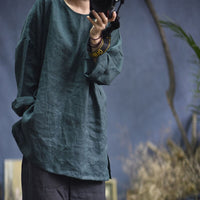 O-neck Long Sleeve  T-shirt