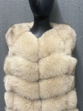 Natural fox Fur Vest