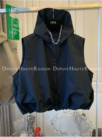 Crop Trench Tops Jacket