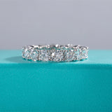 Moissanite Eternity Band Ring