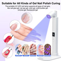 Mini UV LED Nail Dryer Stand Lamp