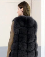 Natural fox Fur Vest