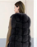 Natural fox Fur Vest