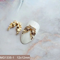 10pcs/lot Luxury No Fading Bow Butterfly Arc Nail Art Parts Zircon Crystal Manicure Nails Accesorios Supplies Decorations Charms