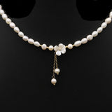 Natural Pearl Pendant Necklace