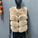 Natural fox Fur Vest