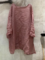 Women Summer Ramie Shirt