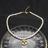 Natural Fresh Water Pearl Choker Necklace