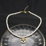 Natural Fresh Water Pearl Choker Necklace