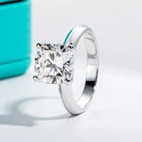 Moissanite Engagement Wedding Ring