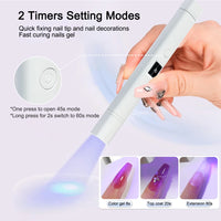 Mini UV LED Nail Dryer Stand Lamp