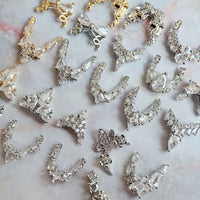 10pcs/lot Luxury No Fading Bow Butterfly Arc Nail Art Parts Zircon Crystal Manicure Nails Accesorios Supplies Decorations Charms
