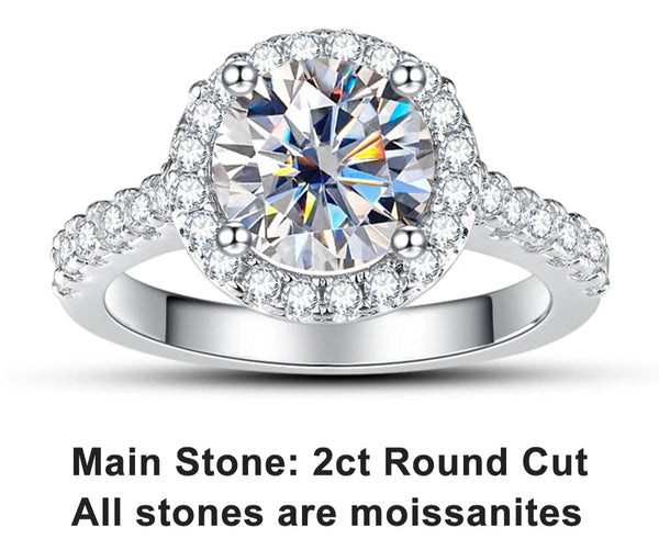 Moissanite  Engagement Ring
