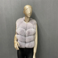 Natural fox Fur Vest