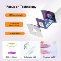 Mini UV LED Nail Dryer Stand Lamp