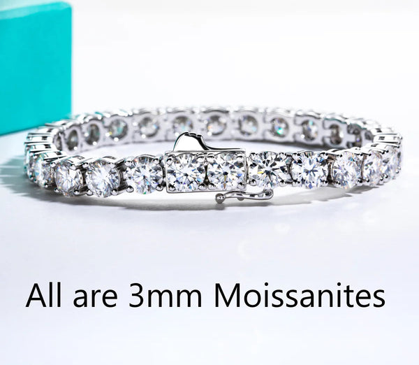 Moissanite Diamond Tennis Bracelet