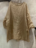 Women Summer Ramie Shirt