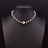 Natural Fresh Water Pearl Choker Necklace