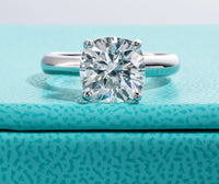 Moissanite Engagement Wedding Ring