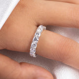 Moissanite Eternity Band Ring