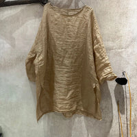 Women Summer Ramie Shirt