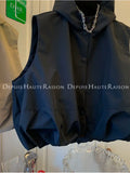 Crop Trench Tops Jacket