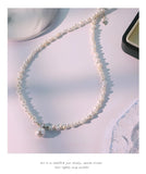 Freshwater Pearl Zircon Necklace