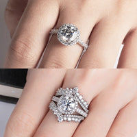 Moissanite  Engagement Ring