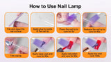 Mini UV LED Nail Dryer Stand Lamp