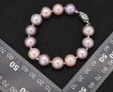 Pink Purple Round Pearls  Bracelets