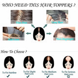 Natural Silk Base Topper Bang