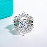 Moissanite Engagement Wedding Ring