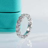Moissanite Eternity Band Ring