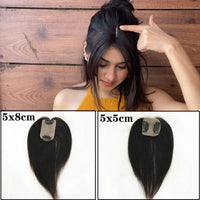 Natural Silk Base Topper Bang