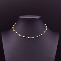 Natural Fresh Water Pearl Choker Necklace