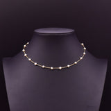 Natural Fresh Water Pearl Choker Necklace