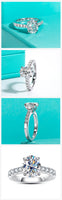 Oval Cut Moissanite Engagement Rings