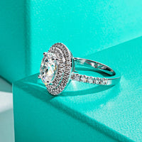 Oval Cut Moissanite Rings