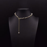 Natural Fresh Water Pearl Choker Necklace