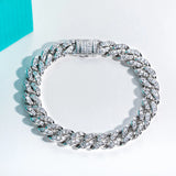Moissanite Cuban Bracelet Hip Hop