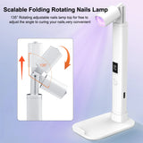 Mini UV LED Nail Dryer Stand Lamp