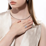 Oval Cut Moissanite Rings