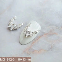 10pcs/lot Luxury No Fading Bow Butterfly Arc Nail Art Parts Zircon Crystal Manicure Nails Accesorios Supplies Decorations Charms